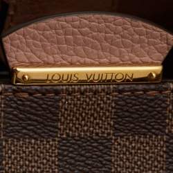 Pre Owned Louis Vuitton Magnolia Damier Ebene Canvas Brittany Bag