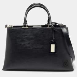 Louis Vuitton Black Epi Leather Kleber MM Bag Louis Vuitton