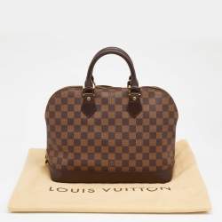 Pre Owned Louis Vuitton Damier Ebene Canvas Alma PM Bag