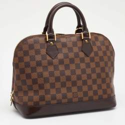 Pre Owned Louis Vuitton Damier Ebene Canvas Alma PM Bag