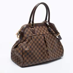 Pre Owned Louis Vuitton Damier Ebene Canvas Trevi GM Bag