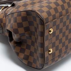 Pre Owned Louis Vuitton Damier Ebene Canvas Trevi GM Bag