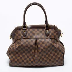 Pre Owned Louis Vuitton Damier Ebene Canvas Trevi GM Bag