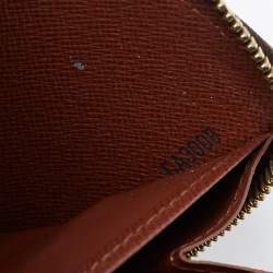 مملوكة مسبقًا محفظة لوي فيتون كانفاس مونوغرامي بسحاب  