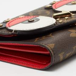 Pre Owned Louis Vuitton Monogram Canvas Valentine Bird Victorine Wallet