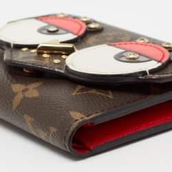 Pre Owned Louis Vuitton Monogram Canvas Valentine Bird Victorine Wallet