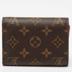 Pre Owned Louis Vuitton Monogram Canvas Valentine Bird Victorine Wallet