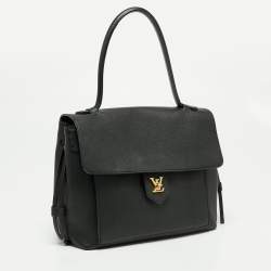 Pre Owned Louis Vuitton Black Empriente Leather Lockme MM Bag