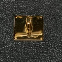 Pre Owned Louis Vuitton Black Empriente Leather Lockme MM Bag
