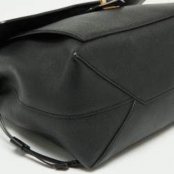 Pre Owned Louis Vuitton Black Empriente Leather Lockme MM Bag