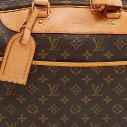 Pre Owned Louis Vuitton Monogram Canvas Alize 24 Heures Soft Suitcase