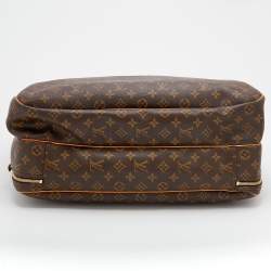 Pre Owned Louis Vuitton Monogram Canvas Alize 24 Heures Soft Suitcase