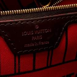 Pre Owned حقيبة لوي فيتون نيفرفول كانفاس أيبين دامييه MM