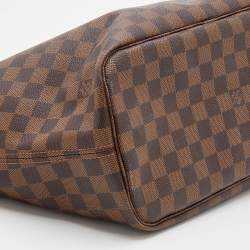 Pre Owned حقيبة لوي فيتون نيفرفول كانفاس أيبين دامييه MM