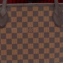 Pre Owned حقيبة لوي فيتون نيفرفول كانفاس أيبين دامييه MM