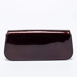Pre Owned Louis Vuitton Amarante Vernis Sobe Clutch