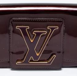 Pre Owned Louis Vuitton Amarante Vernis Sobe Clutch