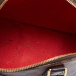 Pre Owned Louis Vuitton Damier Ebene Canvas Alma BB Bag