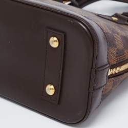 Pre Owned Louis Vuitton Damier Ebene Canvas Alma BB Bag