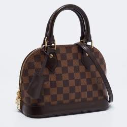 Pre Owned Louis Vuitton Damier Ebene Canvas Alma BB Bag
