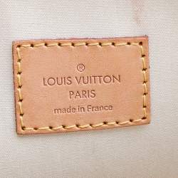 Pre Owned Louis Vuitton Blanc Corail Monogram Vernis Alma PM Bag