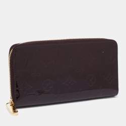 Louis Vuitton Amarante Monogram Vernis Zippy Wallet  