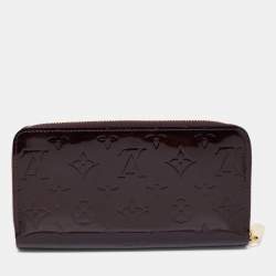 Louis Vuitton Amarante Monogram Vernis Zippy Wallet  