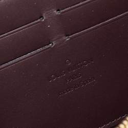 Louis Vuitton Amarante Monogram Vernis Zippy Wallet  