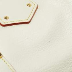 Pre Owned Louis Vuitton Off White Suhali Leather Lingenieux PM Bag