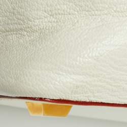 Pre Owned Louis Vuitton Off White Suhali Leather Lingenieux PM Bag