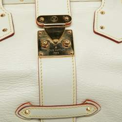 Pre Owned Louis Vuitton Off White Suhali Leather Lingenieux PM Bag
