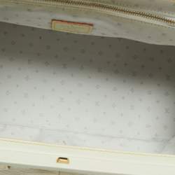 Pre Owned Louis Vuitton Off White Suhali Leather Lingenieux PM Bag