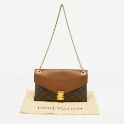 Pre Owned Louis Vuitton Bronze Monogram Canvas Pallas Chain Bag