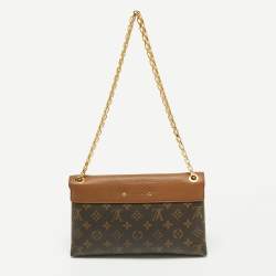 Pre Owned Louis Vuitton Bronze Monogram Canvas Pallas Chain Bag