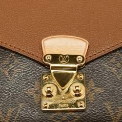 Pre Owned Louis Vuitton Bronze Monogram Canvas Pallas Chain Bag