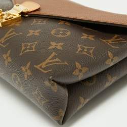 Pre Owned Louis Vuitton Bronze Monogram Canvas Pallas Chain Bag