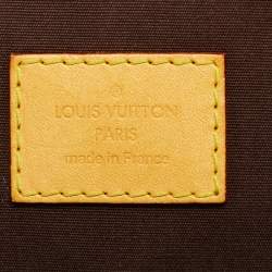 Pre Owned Louis Vuitton Amarante Monogram Vernis Alma PM Bag