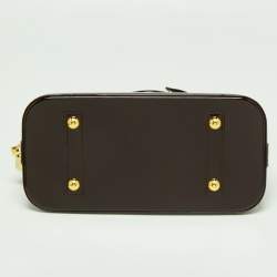 Pre Owned Louis Vuitton Amarante Monogram Vernis Alma PM Bag