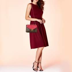 Pre Owned Louis Vuitton Cerise Monogram Canvas Pallas Chain Bag