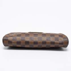 Pre Owned حقيبة كلتش لوي فيتون إيفا كانفاس دامييه إيبين