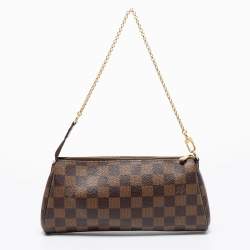 Pre Owned حقيبة كلتش لوي فيتون إيفا كانفاس دامييه إيبين