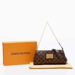 Pre Owned حقيبة كلتش لوي فيتون إيفا كانفاس دامييه إيبين