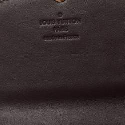 Pre Owned محفظة لوي فيتون جيني فيرنيه مونوغرامي أحمر داكن