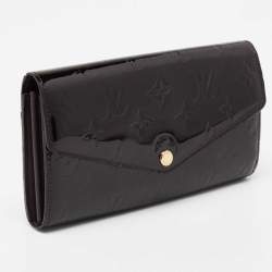 Pre Owned محفظة لوي فيتون جيني فيرنيه مونوغرامي أحمر داكن