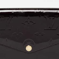 Pre Owned محفظة لوي فيتون جيني فيرنيه مونوغرامي أحمر داكن