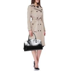 Pre Owned حقيبة لوي فيتون بون نوف جلد إليكتريك إيبي سوداء PM