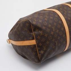 مملوكة مسبقًا حقيبة لوي فيتون كيبال باندولير 55 كانفاس مونوغرامي