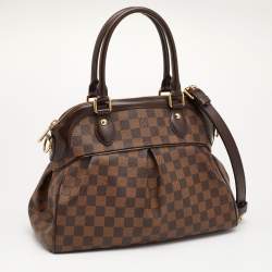 Pre Owned Louis Vuitton Damier Ebene Canvas Trevi PM Bag