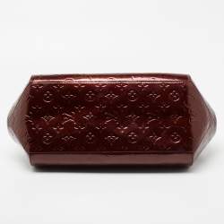 Pre Owned Louis Vuitton Rouge Fauviste Monogram Vernis Sherwood GM Bag