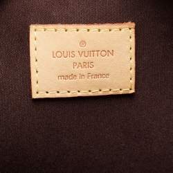 Pre Owned Louis Vuitton Amarante Monogram Vernis Alma GM Bag